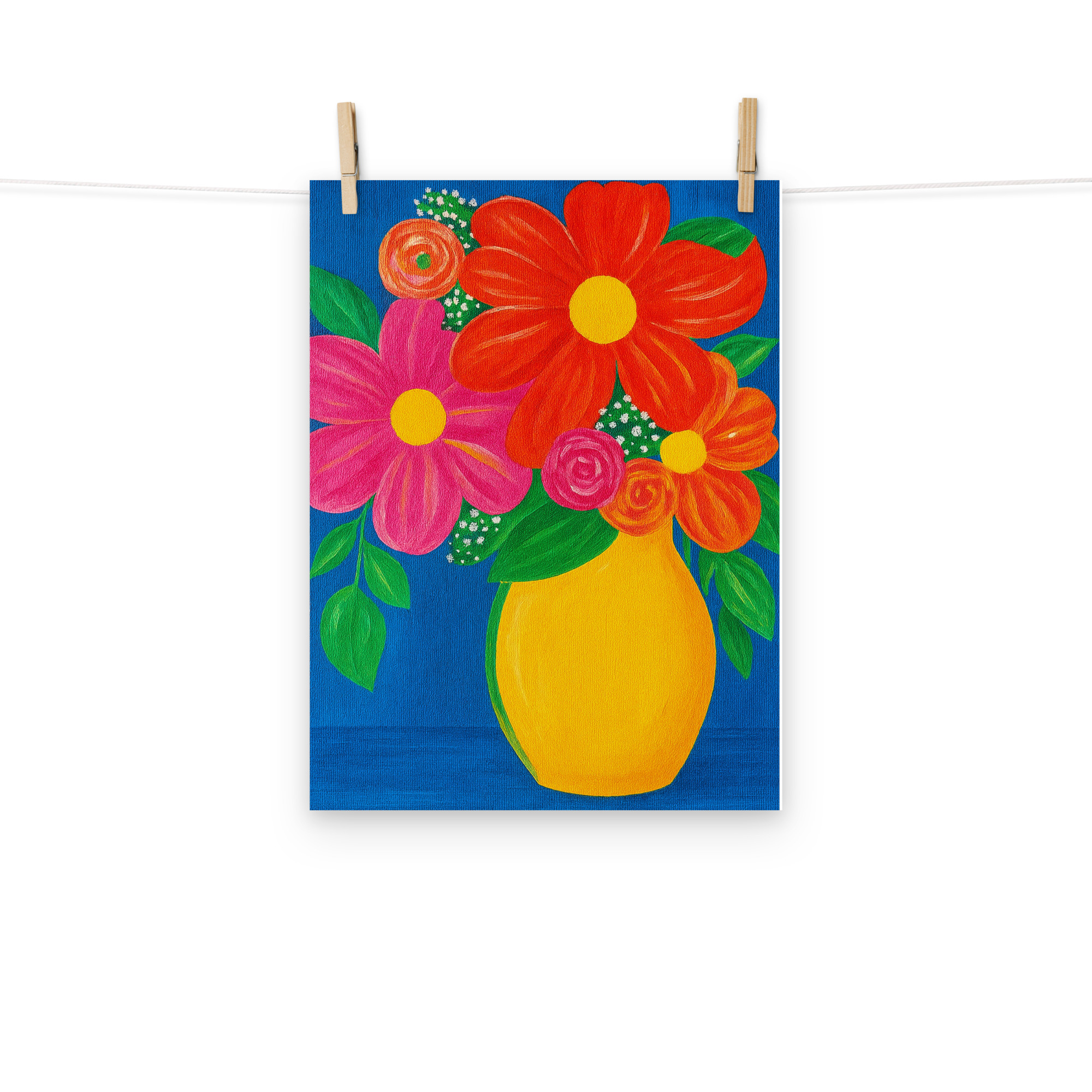 Sunburst Bloom Photo paper poster - Image 7