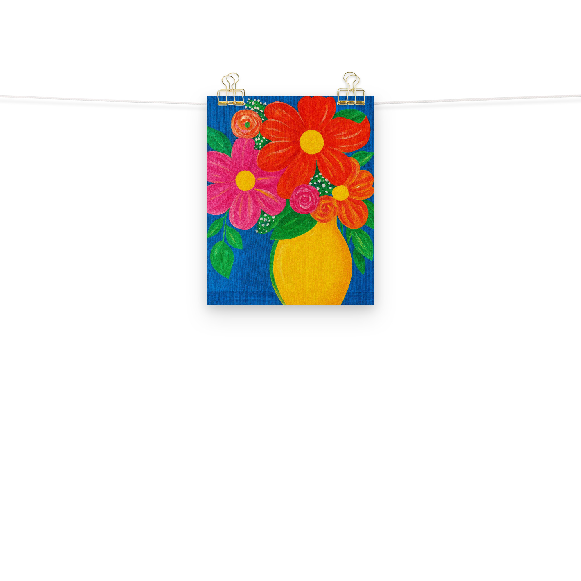 Sunburst Bloom Photo paper poster - Image 11
